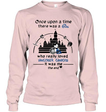 Load image into Gallery viewer, Once upon a time there was girl really loved Vancouver Canucks it was me mickey disney castle shirt