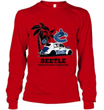 Load image into Gallery viewer, Beetle Vancouver Canucks on beach shirt