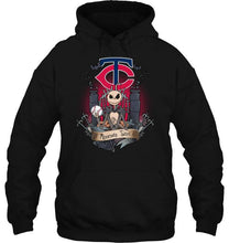 Load image into Gallery viewer, Minnesota Twins Jack Skellington shirt