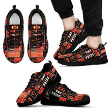 Load image into Gallery viewer, Colorful Pride Flag Cleveland Browns Sneakers