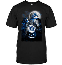 Load image into Gallery viewer, Vancouver Canucks halloween freddy krueger jason michael myers fan shirt