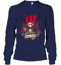 Load image into Gallery viewer, Wisconsin Badgers Jack Skellington shirt