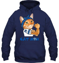 Load image into Gallery viewer, Vancouver Canucks cat mom strong mom for fan t shirt