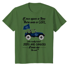Load image into Gallery viewer, Once upon a time a girl really loved jeeps and Vancouver Canucks it was me