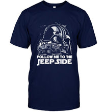 Load image into Gallery viewer, Please follow me to the jeep side darth vader shirt