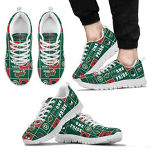 Load image into Gallery viewer, Colorful Pride Flag Minnesota Wild Sneakers