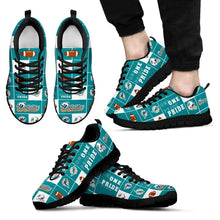 Load image into Gallery viewer, Colorful Pride Flag Miami Dolphins Sneakers