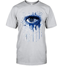 Load image into Gallery viewer, Vancouver Canucks eye paint drop art style t shirt