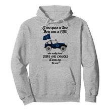 Load image into Gallery viewer, Once upon a time a girl really loved jeeps and Vancouver Canucks it was me