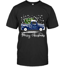 Load image into Gallery viewer, Vancouver Canucks merry christmas christmas tree truck t shirt