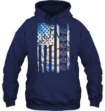 Load image into Gallery viewer, Vancouver Canucks 4th july independence day american flag shirt