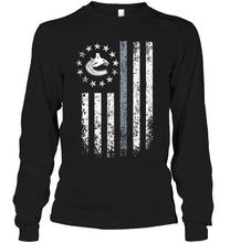 Load image into Gallery viewer, Vancouver Canucks american flag stars shirt