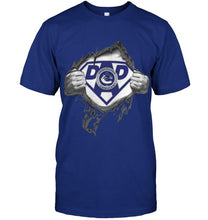 Load image into Gallery viewer, Vancouver Canucks dad superman shirt
