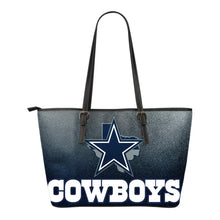 Load image into Gallery viewer, Dallas Cowboys  Small Leather Tote Bag
