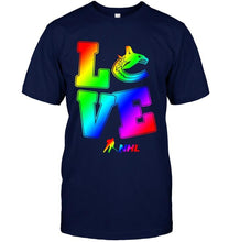 Load image into Gallery viewer, Love Vancouver Canucks lgbt shirt