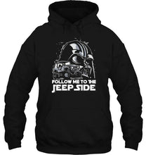 Load image into Gallery viewer, Please follow me to the jeep side darth vader shirt