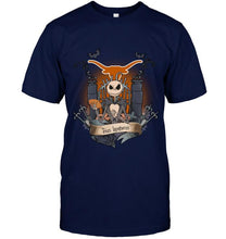 Load image into Gallery viewer, Texas Longhorns Jack Skellington shirt