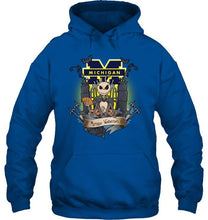 Load image into Gallery viewer, Michigan Wolverines Jack Skellington shirt
