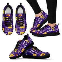 Load image into Gallery viewer, Colorful Pride Flag LSU Tigers Sneakers