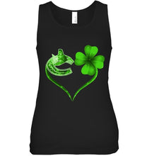 Load image into Gallery viewer, Vancouver Canucks irish saint patrick clover love t shirt