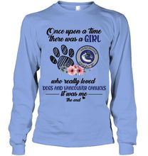 Load image into Gallery viewer, Once upon a time there was a girl loved dog and Vancouver Canucks shirt