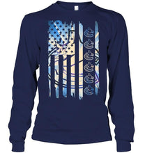 Load image into Gallery viewer, Vancouver Canucks 4th july independence day american flag shirt