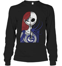 Load image into Gallery viewer, Vancouver Canucks Jack Skellington Sally halloween fan shirt