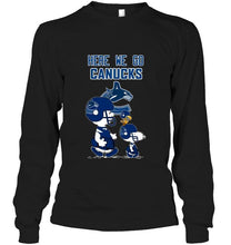 Load image into Gallery viewer, Here we go Vancouver Canucks snoopy shirt