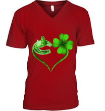 Load image into Gallery viewer, Vancouver Canucks irish saint patrick clover love t shirt