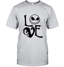 Load image into Gallery viewer, Love Jack Skellington Sally shirt