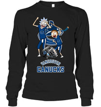 Load image into Gallery viewer, Vancouver Canucks Rick and morty fan shirt
