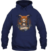 Load image into Gallery viewer, Texas Longhorns Jack Skellington shirt