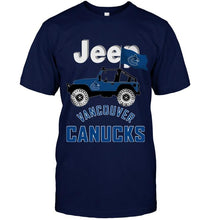 Load image into Gallery viewer, Jeep Vancouver Canucks fan shirt
