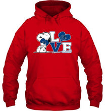 Load image into Gallery viewer, Snoopy loves Vancouver Canucks fan shirt