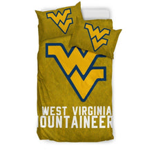 Load image into Gallery viewer, West Virginia Mountaineers Bedding Set