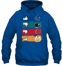 Load image into Gallery viewer, Vancouver Canucks like fan shirt