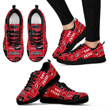 Load image into Gallery viewer, Colorful Pride Flag Carolina Hurricanes Sneakers