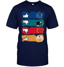 Load image into Gallery viewer, Vancouver Canucks like fan shirt