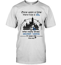 Load image into Gallery viewer, Once upon a time there was girl really loved Vancouver Canucks it was me mickey disney castle shirt