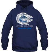 Load image into Gallery viewer, Come to Vancouver Canucks side star wars millennium falcon fan t shirt