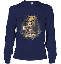Load image into Gallery viewer, Anaheim Ducks Jack Skellington shirt