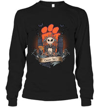 Load image into Gallery viewer, Clemson Tigers Jack Skellington shirt