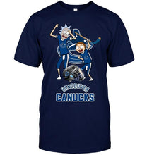 Load image into Gallery viewer, Vancouver Canucks Rick and morty fan shirt