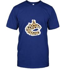 Load image into Gallery viewer, Vancouver Canucks leopard pattern layer shirt