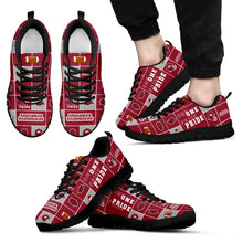 Load image into Gallery viewer, Colorful Pride Flag Arkansas Razorbacks?Sneakers