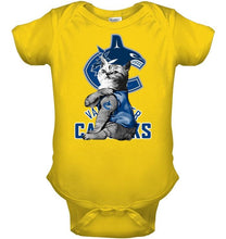 Load image into Gallery viewer, Vancouver Canucks tattoo cat funny fan t shirt
