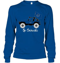 Load image into Gallery viewer, Go Vancouver Canucks Jeep shirt