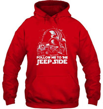 Load image into Gallery viewer, Please follow me to the jeep side darth vader shirt