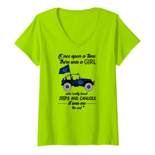 Load image into Gallery viewer, Once upon a time a girl really loved jeeps and Vancouver Canucks it was me