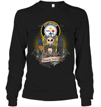 Load image into Gallery viewer, Pittsburgh Steelers Jack Skellington shirt